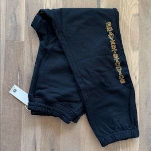 NEW Bravest Studios Heavyweight Black Sweatpants